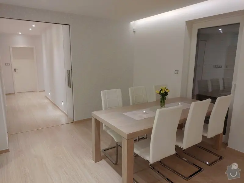 Služba vymalování rodinných domů